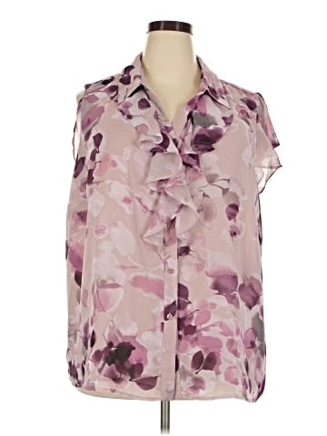Calvin Klein Sleeveless Blouse (view 1)