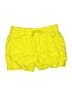 Athleta 100% Linen Solid Yellow Shorts Size L - photo 1