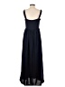 Unbranded Solid Blue Casual Dress Size S - photo 2