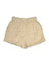 Denim Co Solid Tan Khaki Shorts Size S - photo 2