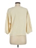 MELLODAY 100% Polyester Ivory 3/4 Sleeve Top Size M - photo 2