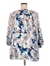 Rose + Olive 100% Polyester Blue 3/4 Sleeve Blouse Size 2X - photo 2