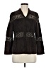 Lauren by Ralph Lauren 100% Polyester Brown Jacket Size M (petite) - photo 1