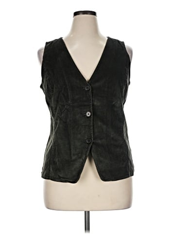 Madewell V-Neck Cutaway Vest in Corduroy (view 1)