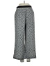 Ann Taylor LOFT 100% Polyester Print Gray Casual Pants Size 0 Petite - photo 2