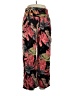 Unbranded 100% Polyester Tropical Black Casual Pants Size XL - photo 1