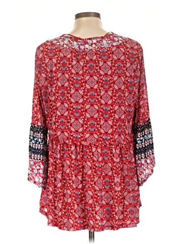 Style&Co 3/4 Sleeve Blouse (view 2)