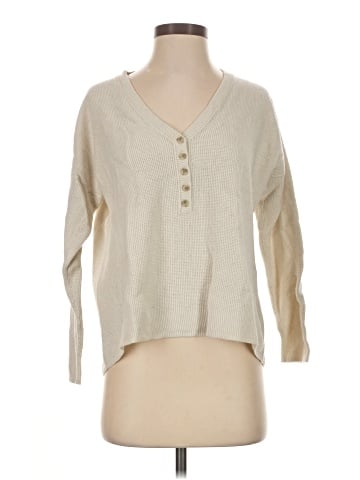 Madewell Asherton Waffle Henley Sweater (view 1)
