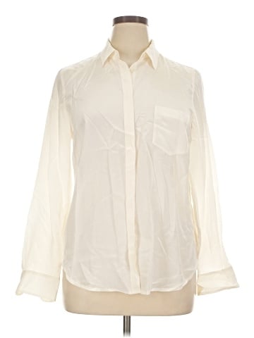 J.Crew Long Sleeve Silk Top (view 1)
