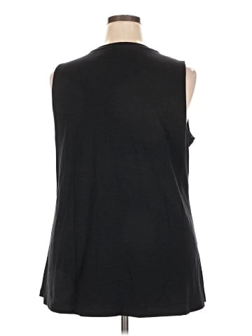 Isaac Mizrahi LIVE! Sleeveless T-Shirt (view 2)