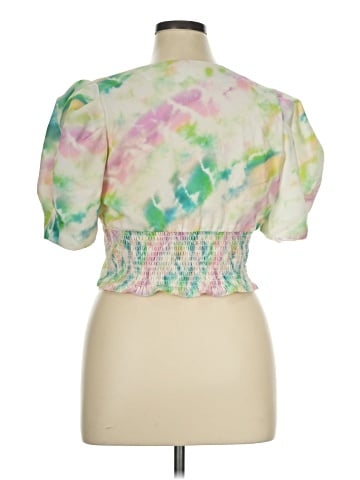 Amanda Uprichard Short Sleeve Blouse (view 2)