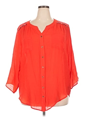 AGB 3/4 Sleeve Blouse (view 1)