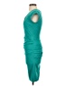 BCBGMAXAZRIA Solid Teal Cocktail Dress Size 0 - photo 5