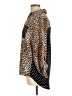 Chico's 100% Polyester Animal Print Brown Long Sleeve Blouse Size Lg (2) - photo 5