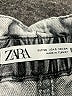 Zara Houndstooth Gray Jeans Size 2 - photo 7