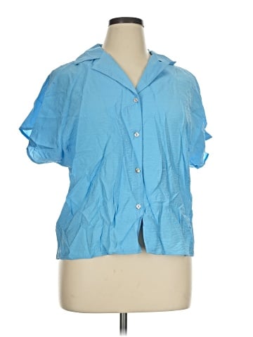 Saks Fifth Avenue Short Sleeve Blouse (view 1)