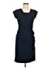 BCBGMAXAZRIA Solid Blue Cocktail Dress Size 6 - photo 1