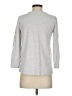 Ann Taylor LOFT 100% Cotton Silver Sweatshirt Size XS - photo 2