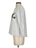 Ann Taylor LOFT 100% Cotton Silver Sweatshirt Size XS - photo 5