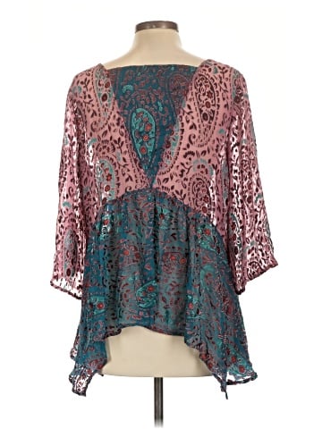 Floreat 3/4 Sleeve Blouse (view 2)
