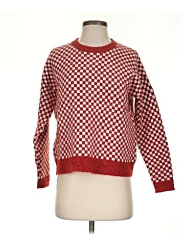 Madewell Checkerboard Jacquard Pullover Sweater (view 1)