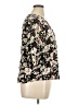 Monday Fun 100% Polyester Floral Black 3/4 Sleeve Blouse Size 1X - photo 4