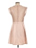 BCBGeneration Solid Pink Tan Cocktail Dress Size 10 - photo 2