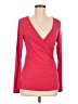 Halogen Solid Pink Red Long Sleeve Top Size M - photo 1
