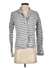 Gap 100% Cotton Stripes Gray Blazer Size 4 - photo 1