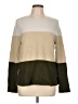 J.Crew Factory Store Color Block Tan Pullover Sweater Size L - photo 1
