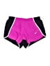 Nike 100% Recycled Polyester Color Block Pink Athletic Shorts Size M (kids) - photo 1