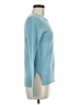 Halogen 100% Cashmere Solid Blue Pullover Sweater Size M - photo 4