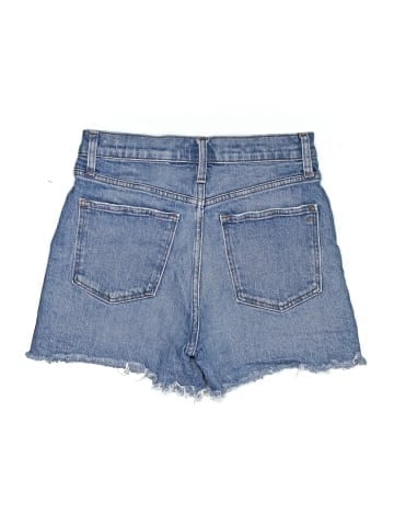 Madewell High-Rise Denim Shorts in Malden Wash (view 2)