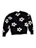 Old Navy Floral Black Cardigan Size 6 - photo 2