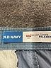Old Navy 100% Cotton Solid Blue Khaki Shorts Size 18 - photo 3