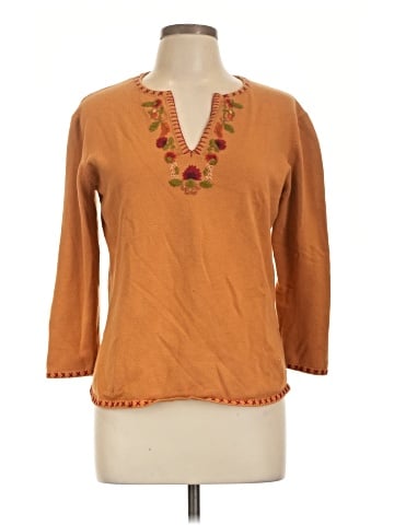 St. John's Bay 3/4 Sleeve Top (view 1)