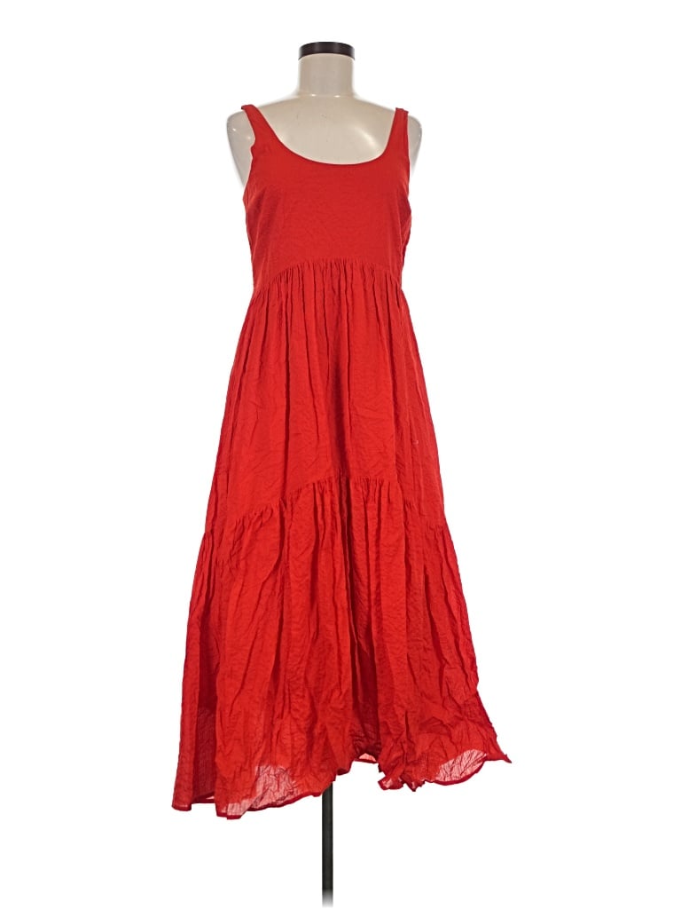 Pre-owned Ayr Casual Dress In Red