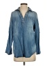 John Mark 100% Lyocell Blue Long Sleeve Blouse Size S - photo 1