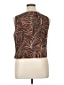 Talbots 100% Cotton Brown Sleeveless Blouse Size 16 Petite - photo 2