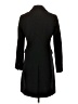 Banana Republic 100% Wool Black Wool Coat Size XS - photo 2
