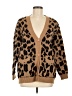 Unbranded Animal Print Brown Cardigan One size - photo 1