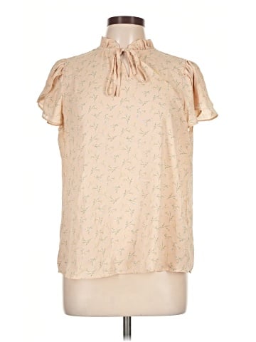 Adrianna Papell Short Sleeve Blouse (view 1)