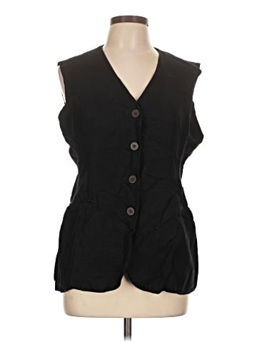 Casual Corner Sleeveless Button-Down Shirt (view 1)