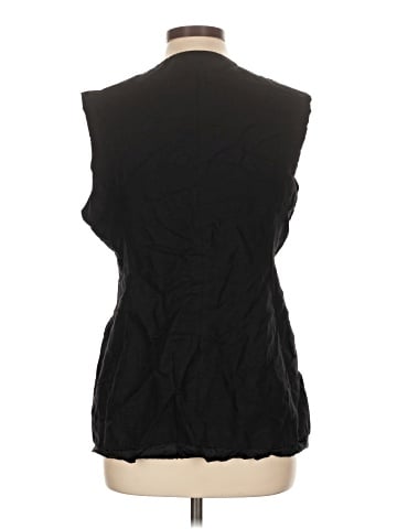 Casual Corner Sleeveless Button-Down Shirt (view 2)