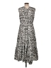 Halogen Animal Print Gray Casual Dress Size L - photo 2