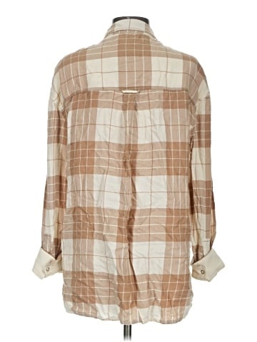American Eagle Outfitters Long Sleeve Button-Down Shirt (view 2)