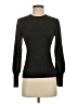 Ann Taylor LOFT Metallic Black Turtleneck Sweater Size XS - photo 1