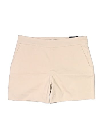 White House Black Market Khaki Shorts (view 1)
