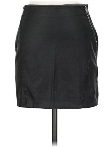 Theory Faux Leather Skirt (view 1)