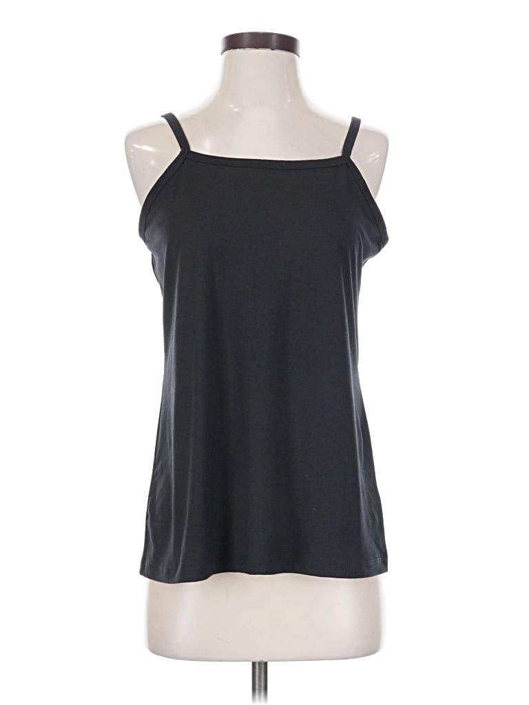 Pre-owned Lularoe Tank Top Black Halter Neckline Tops
